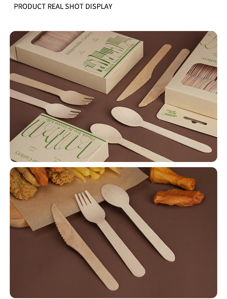 Wholesale Cheap Camping Bulk Disposable Wooden Spoon
