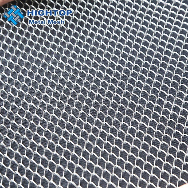 Amber Aluminum Metallic Curtains Chain Mail Mesh Curtain