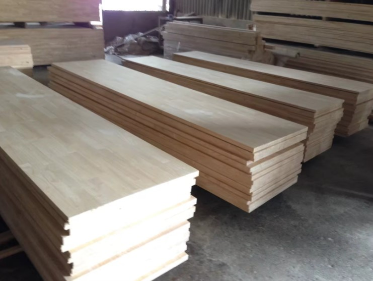 Changyuan Decoration Material Customized Size Pine Cypress Poplar Finger Joint Splicing Wood Raw Panel Ecological Board Decoration Materials