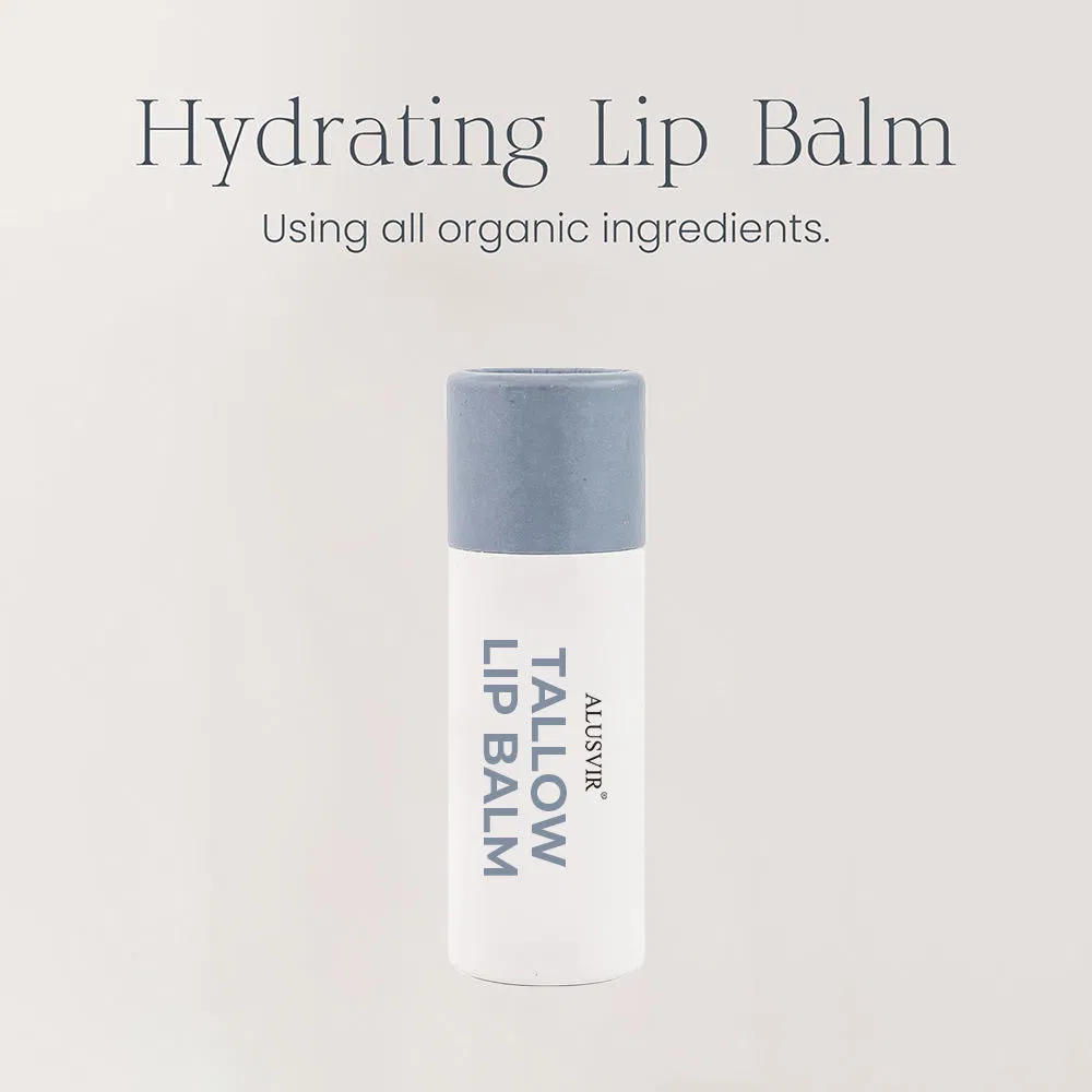 100% Grass Fed Tallow Lip Balm Vegan Hydrating Moisturizer Lip Butter Balm