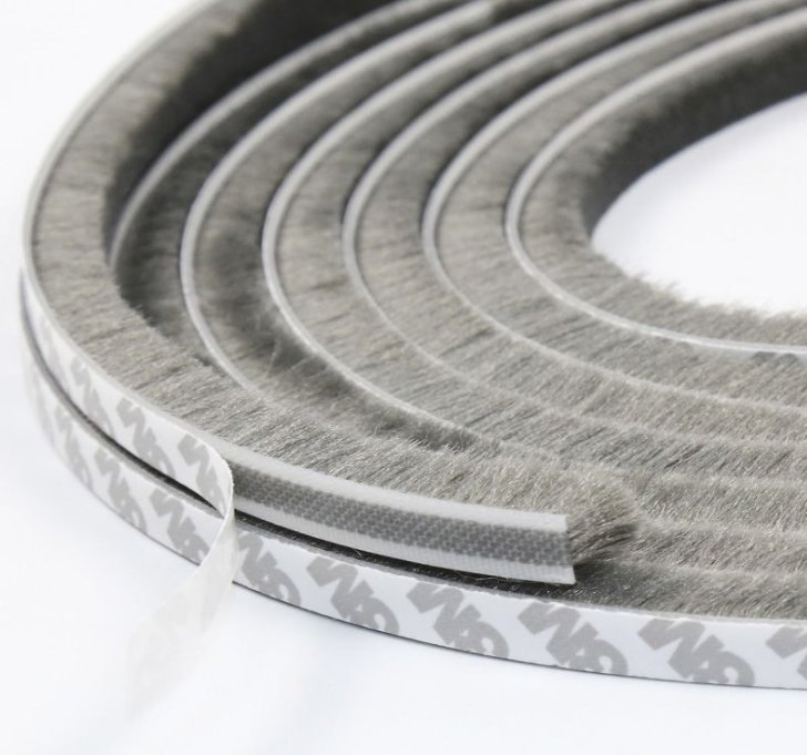 High Quality Mohair Wool Pile Weather Strip for Sliding Doors