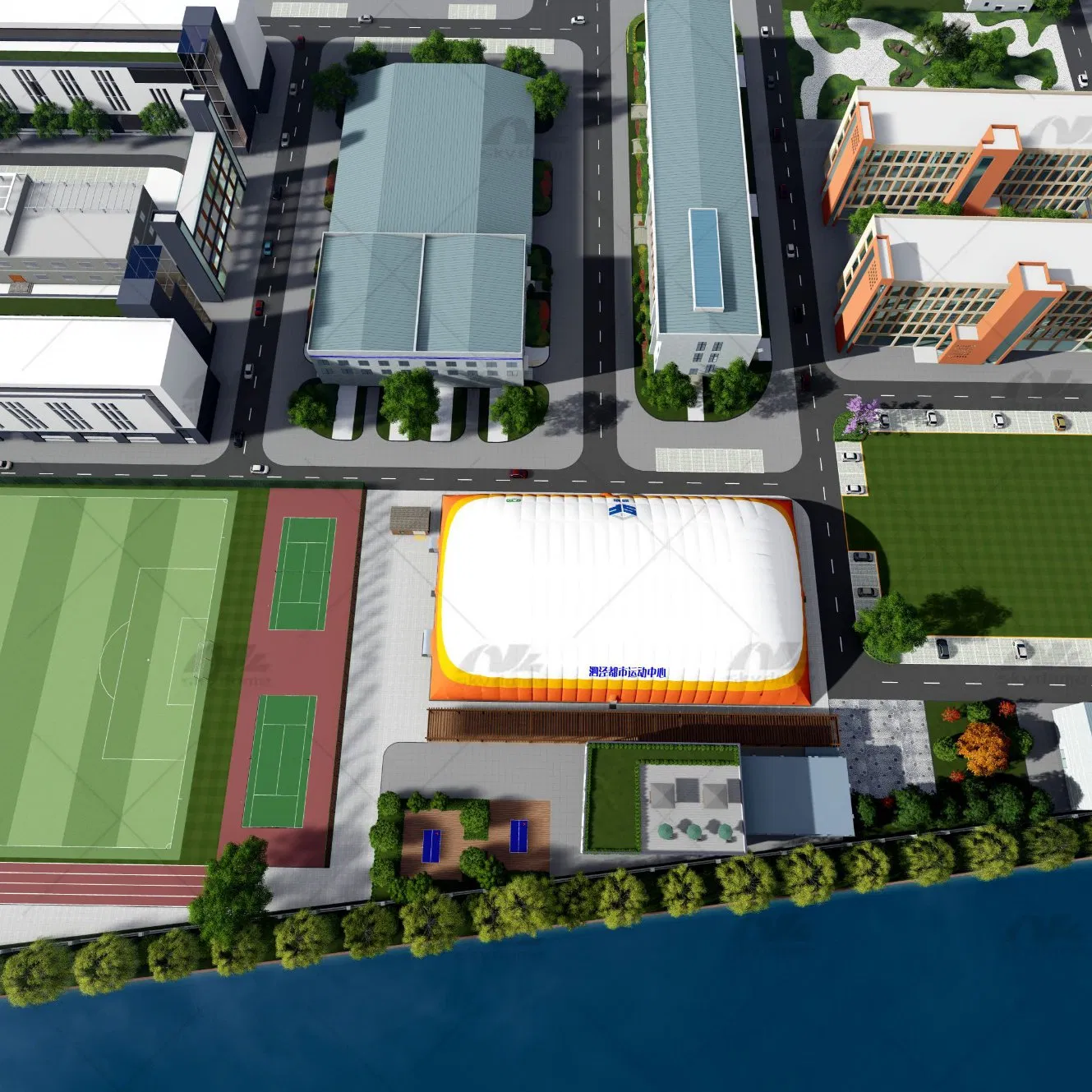 Tailored Stadium Air Dome for Various Sports Project