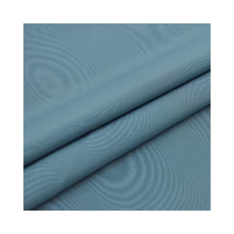 Customized Modern Style Wave Embossing Ripple Pattern Friendly Recycled Polyester Fabric