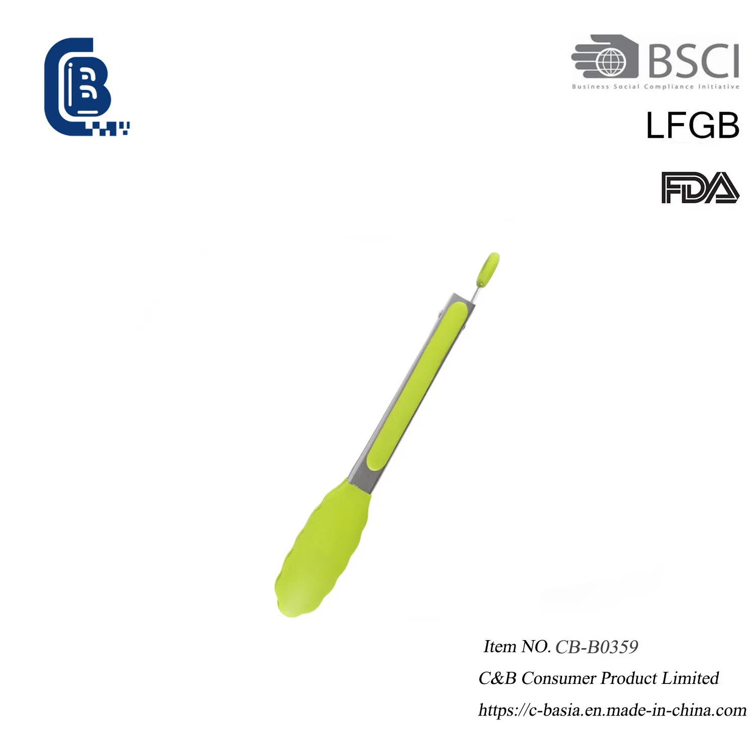 9 Inch Nylonpasta Spaghetti Noodles Serving Food Tongs, Kitchenware