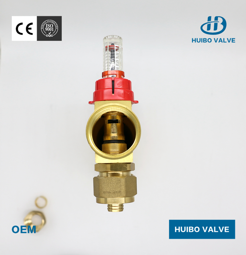 Thermostatic Manifold with Long/Short Visible Flow Meter