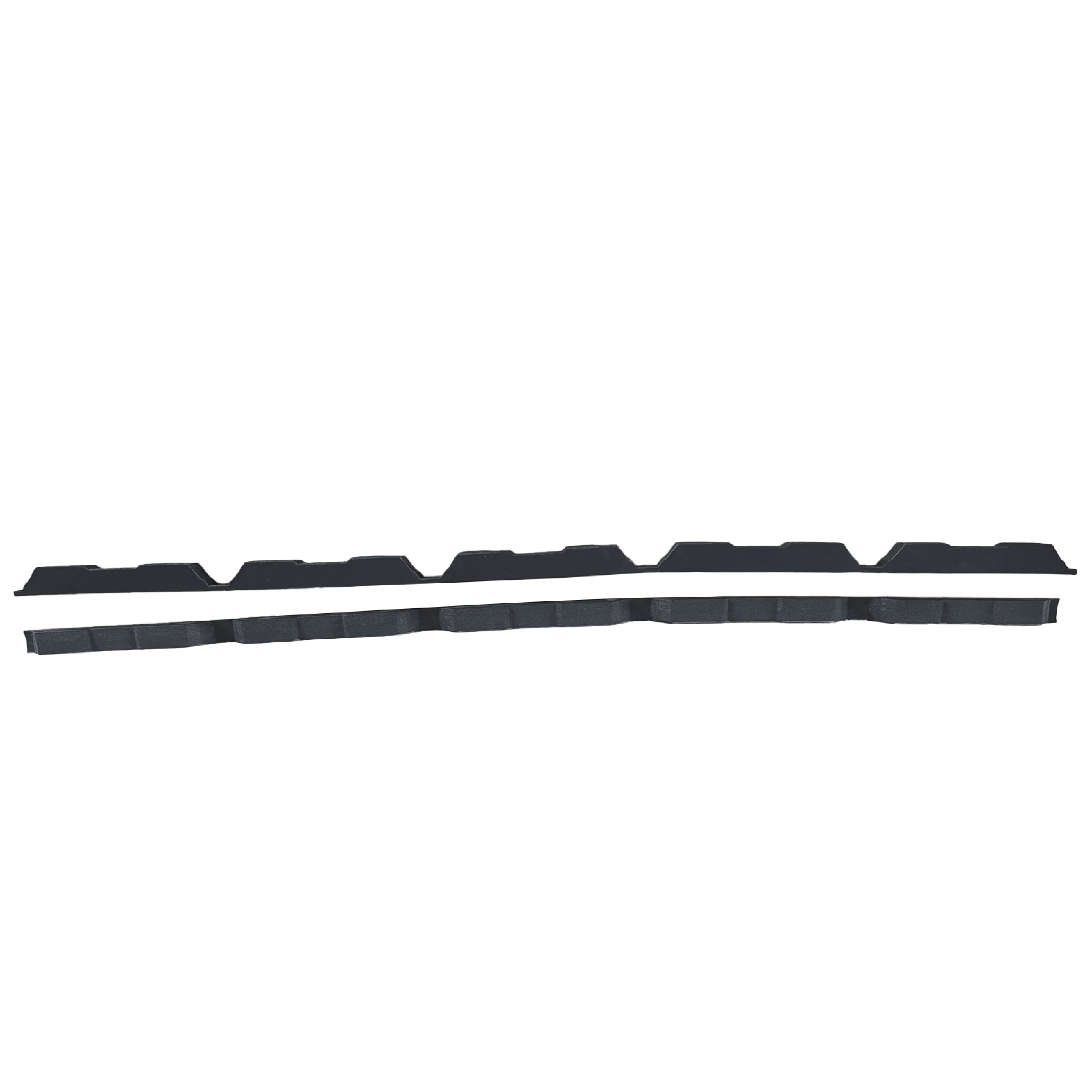 914mm Long Horizontal Black Foam Roof Closure Strips