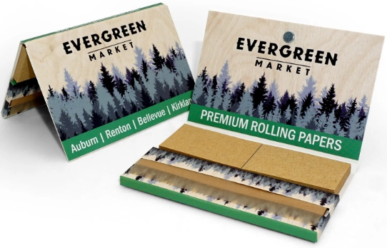Custom Brand Smoking Rolling Papers Custom OEM Smoking Accessories Cigarette W Eed Paper Factory Wholesale Price Rolling Paper