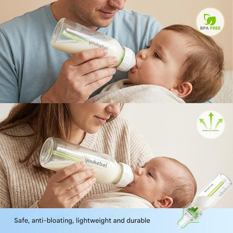 Quality Anti-Colic Baby Bottle with Built-in Venting Technology for Infants