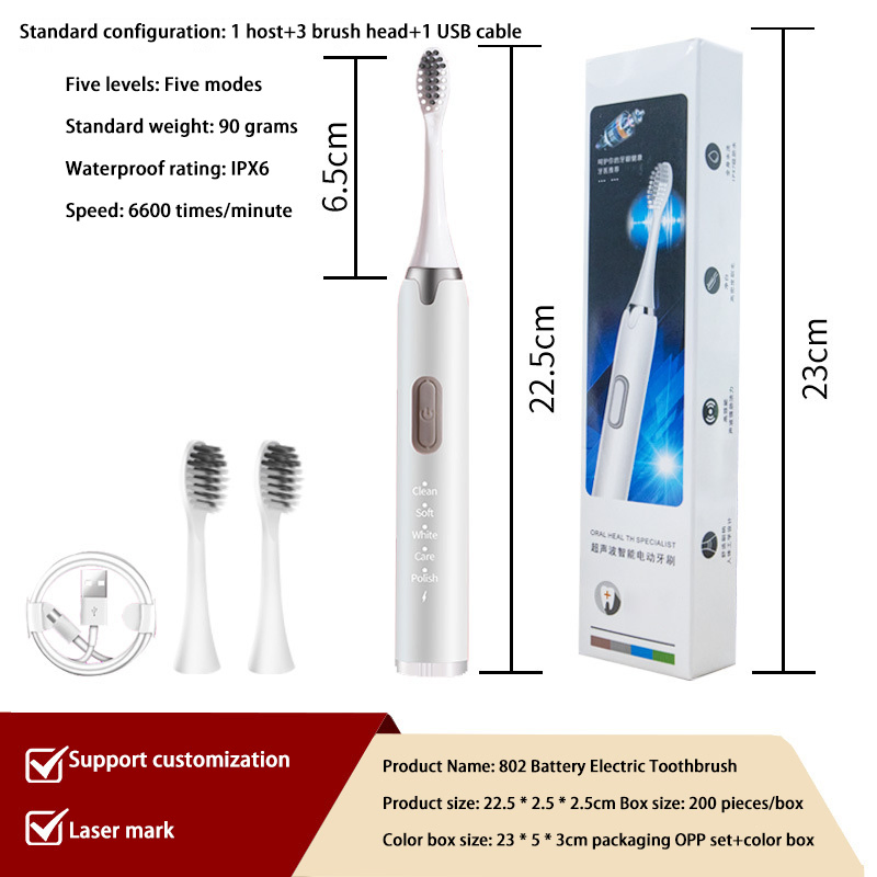 Full Body Washable Electric Toothbrush