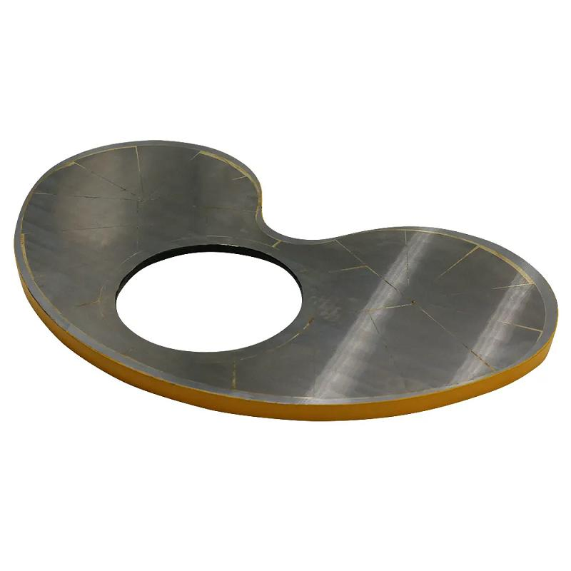 Schwing Concrete Pump 10018046 Kidney Plate Housing Lining DN180 Outlet Side