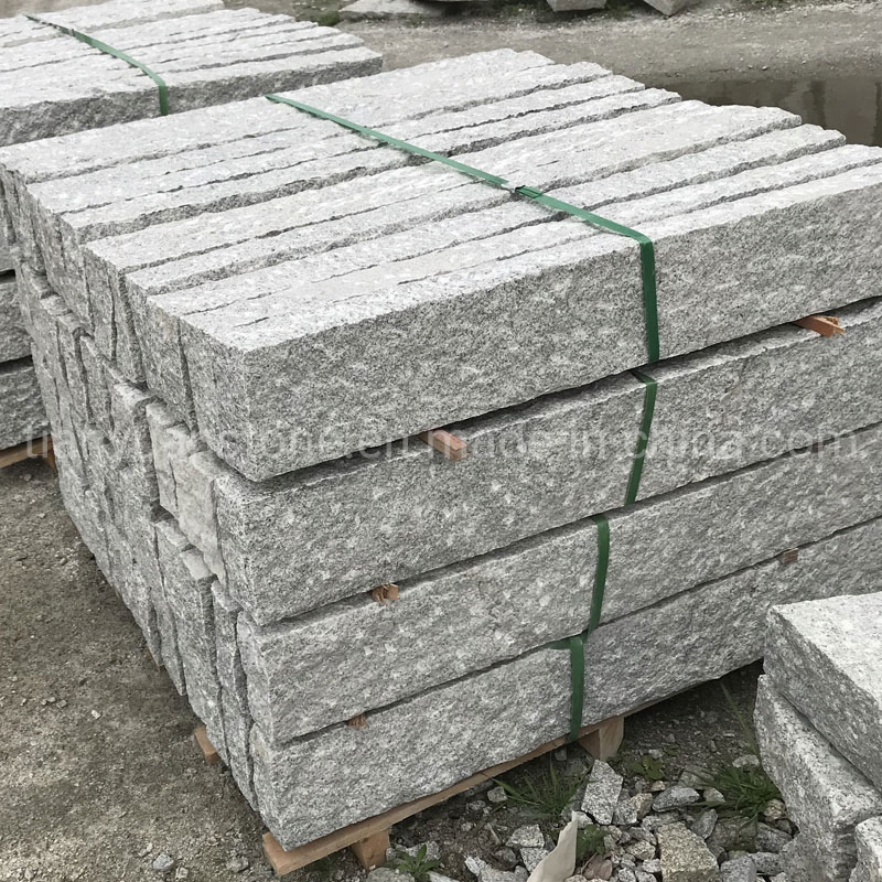 Grey Chinese Natural Granite Pavers Kerb Road Stone Curbstone Kerbstone
