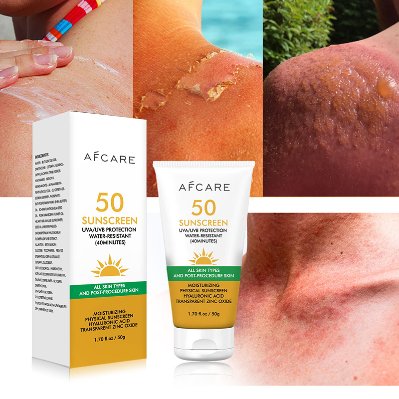 Best Selling Sunscreen Private Label Nature Sun Block SPF50+ Waterproof Foundation