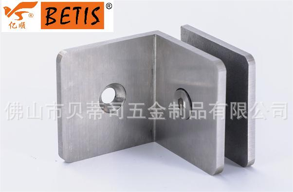 Cheap Wholesale Heavy Duty 316-Stainless-Steel Glass to Glass Clamp Fixing Accessory for Bathroom Shower Door