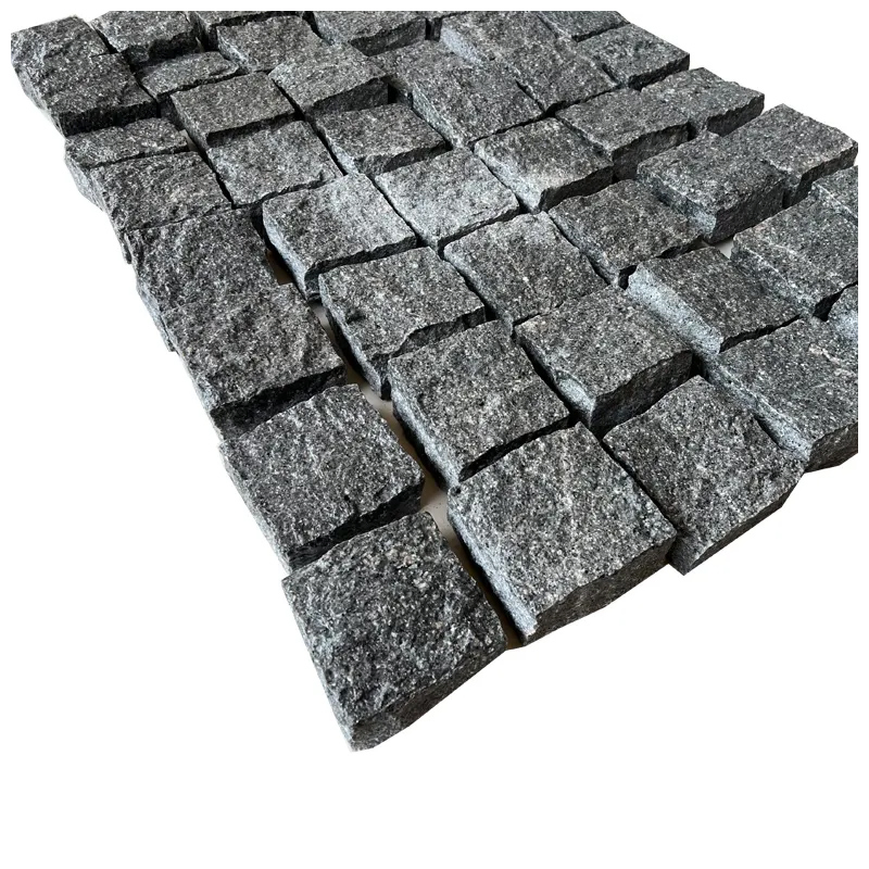 Natural Split Green Porphyry Exterior Cube Pavers