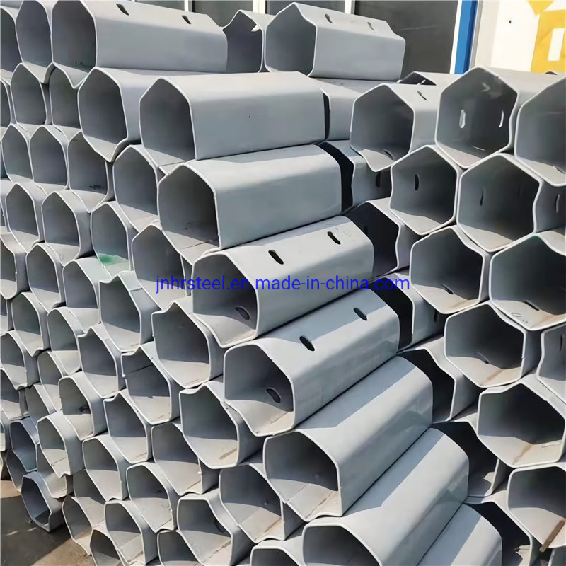 Hot DIP Galvanized Metal Steel Beam Highway Guardrail