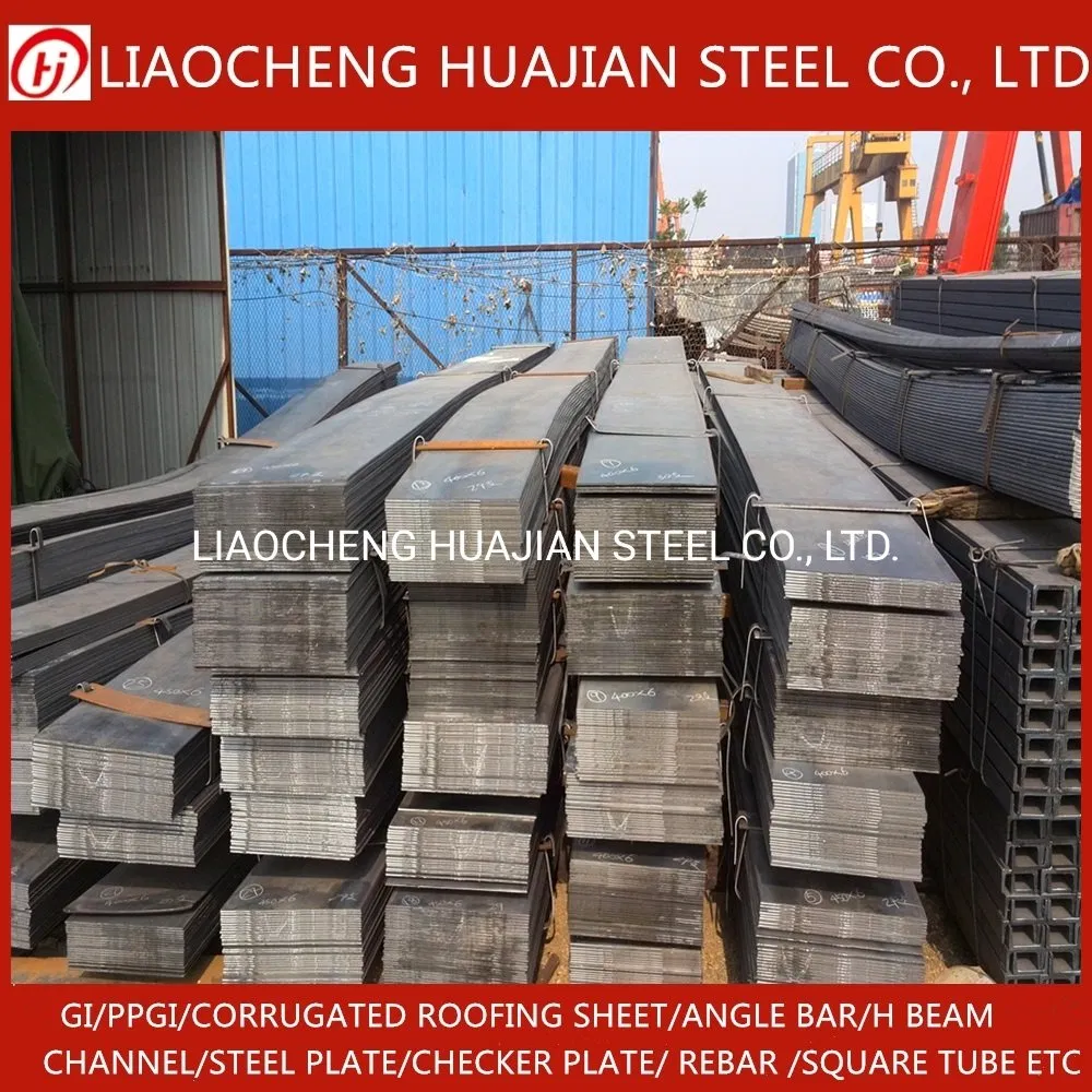 Steel Flat Bar with Ss400 S235b S235jr A36 S275jr Material