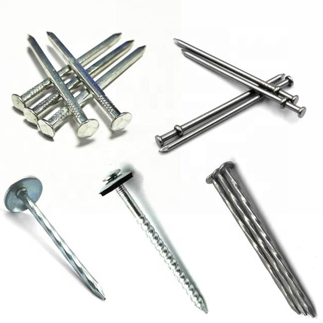 Polished Common Nail/Iron Nail/Wire Nail/Spiral Nail/Screw Nail/Twisted Nail/Pallet Nail/Framing Nail/Round Head Nail/Flat Head Nail/Wood Nail/Coil Roofing Nail