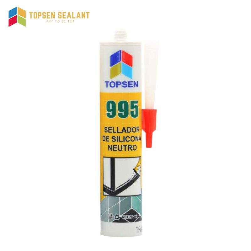 Topsen 995 Durable 100% Silicone Sealant for Architectural Applications