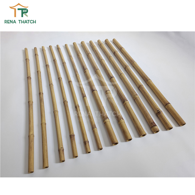 Fire Retardant Synthetic Bamboo Plastic Full Round Bamboo Pole Artificial Bamboo Stick Pole