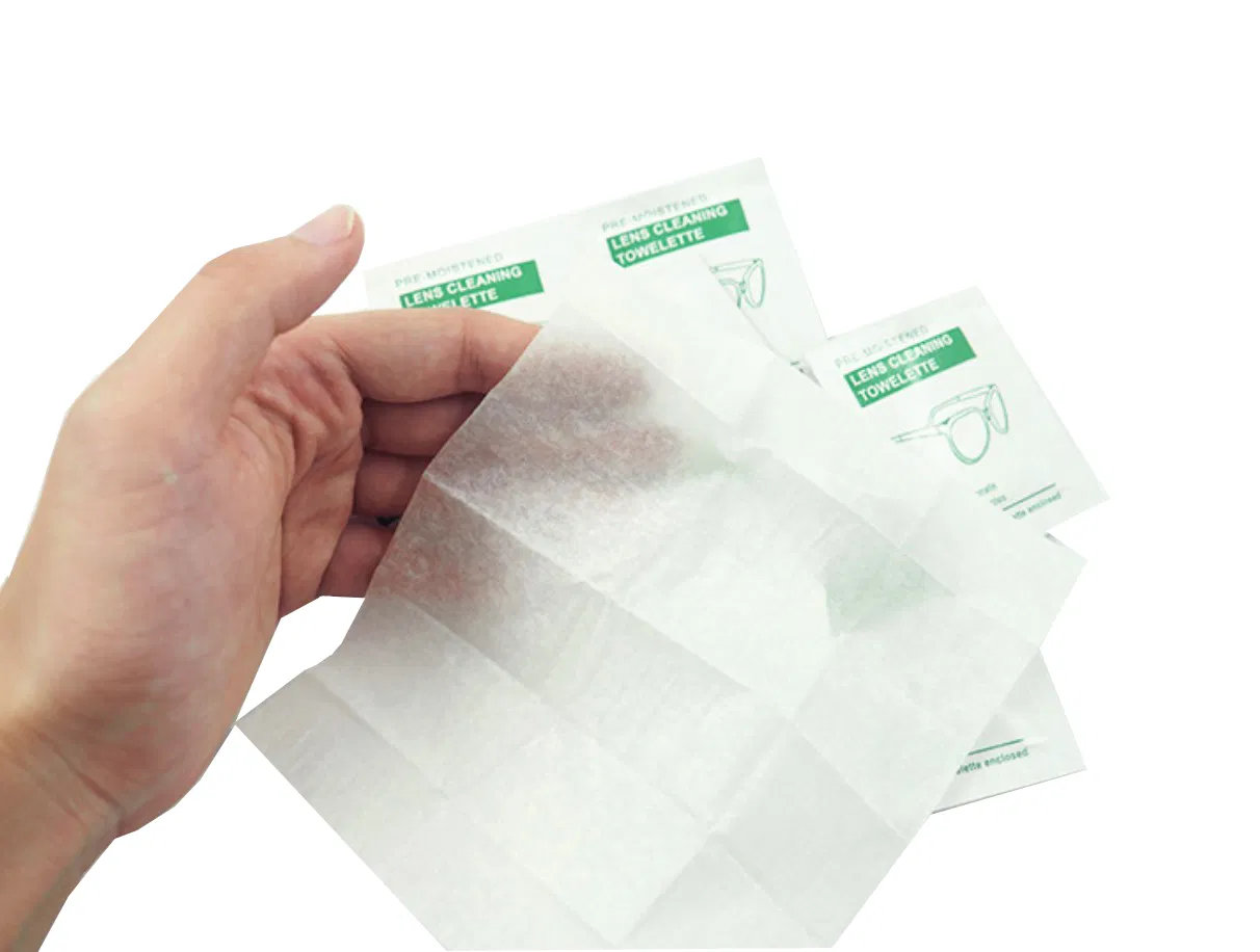 China Factory Customized Lens and Eye Glasses Cleaning Wet Wipes