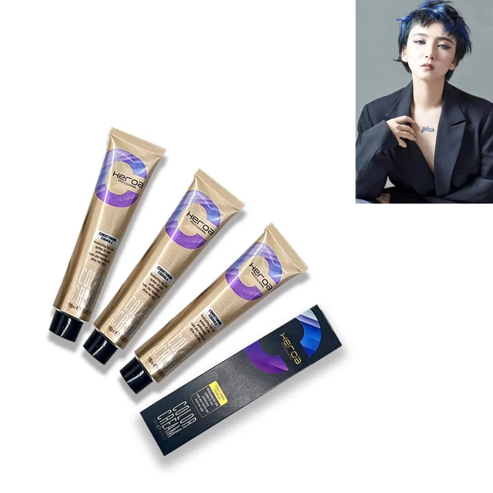 Factory Supply 52 Fashion Color Low Ammonia OEM Hair Dye Professional Natural Hair Color Cream
