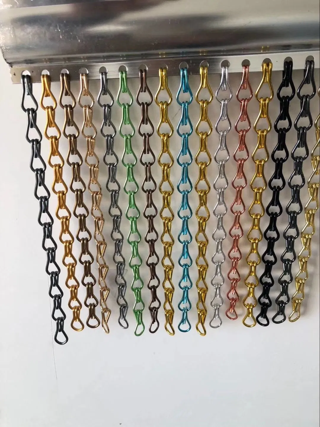 Decorative Aluminum Mesh Curtains Chain Link Fly Screen