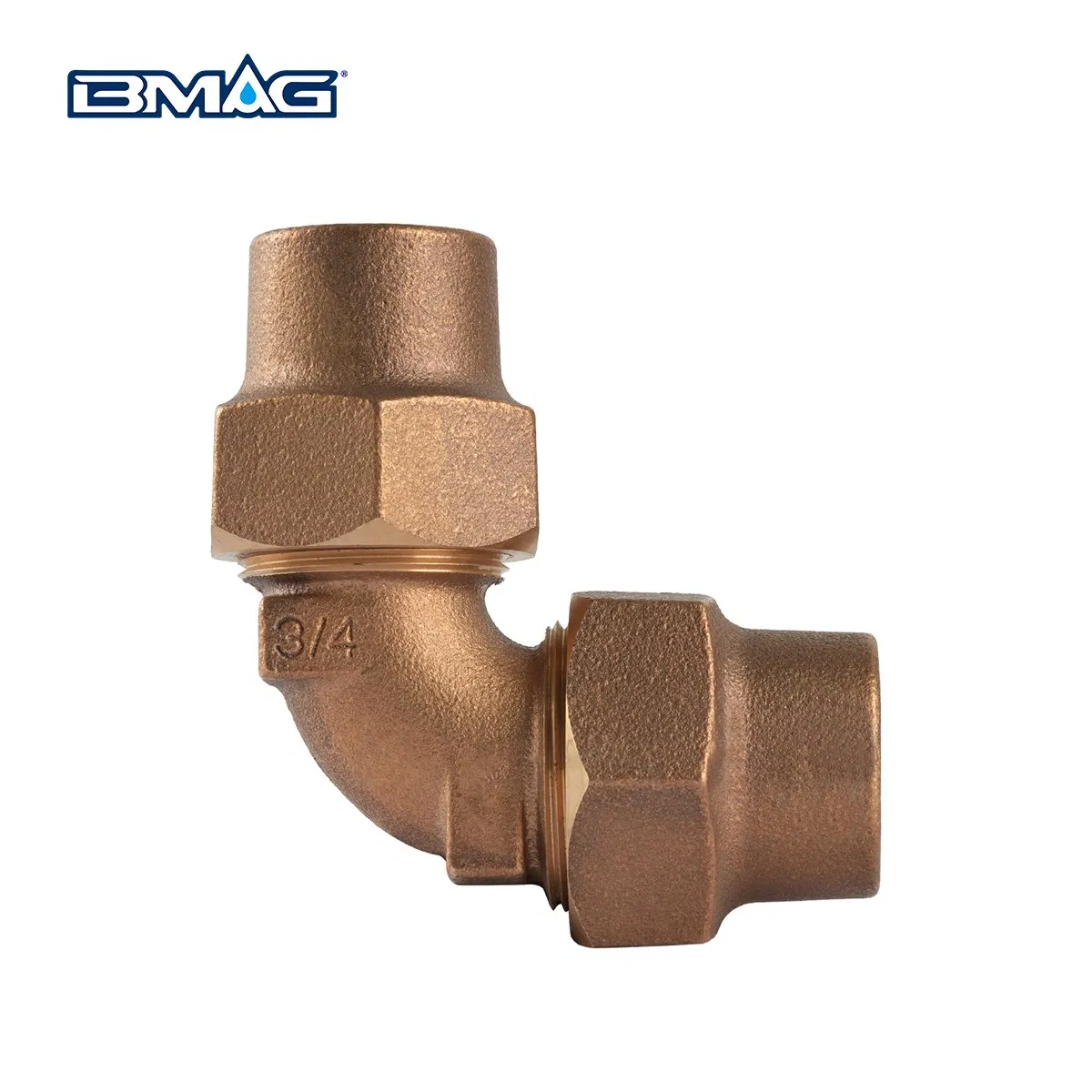 Bmag Factory Direct Brass Valves and Elbow Pipe Fitting