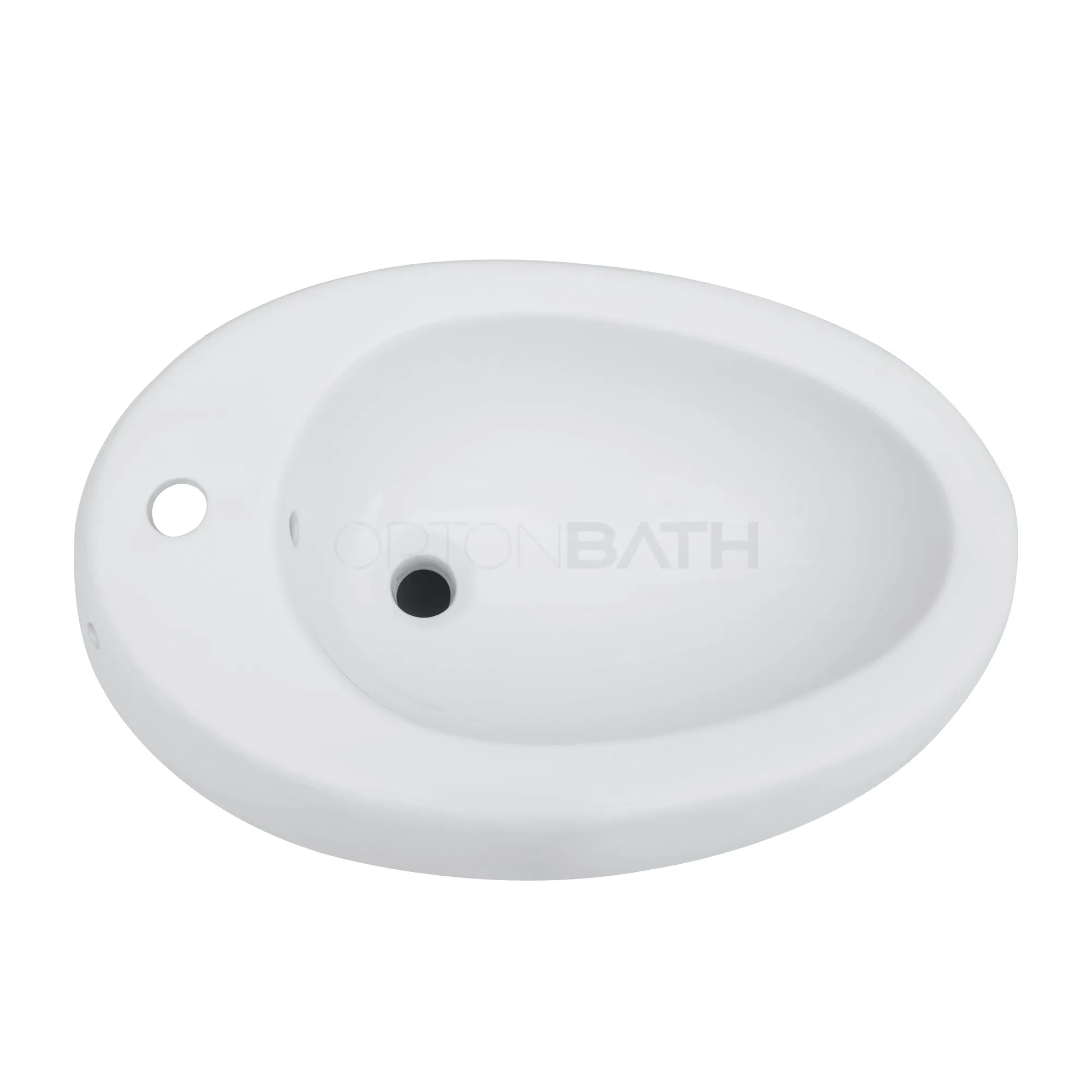Ortonbath Round Egg Shape Floor Mounted 3 Tap Holes Toilette Bidet Hospital Elder Lady Care One Piece Ceramic Wc Toilet Bidet Special Care Bidet