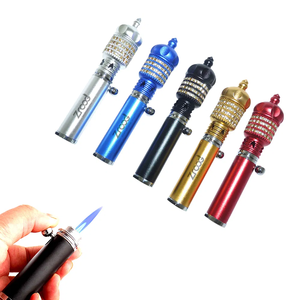 Click Flame BBQ Kitchen Lighter for Candle Grill Stove Outdoor Camp Refillable Lighter