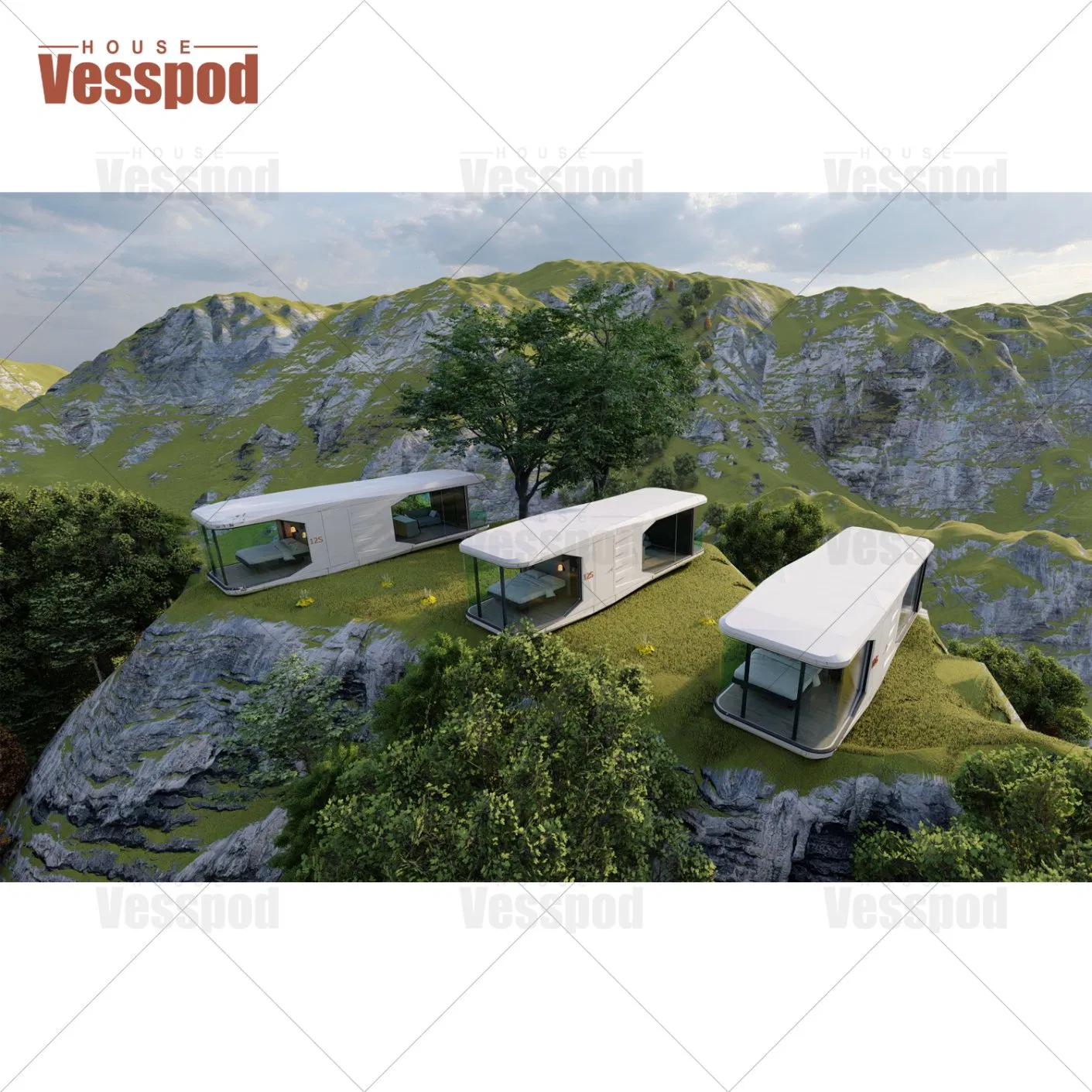 Converted to Houses C70 Capsule House Peru Prefab House Africa