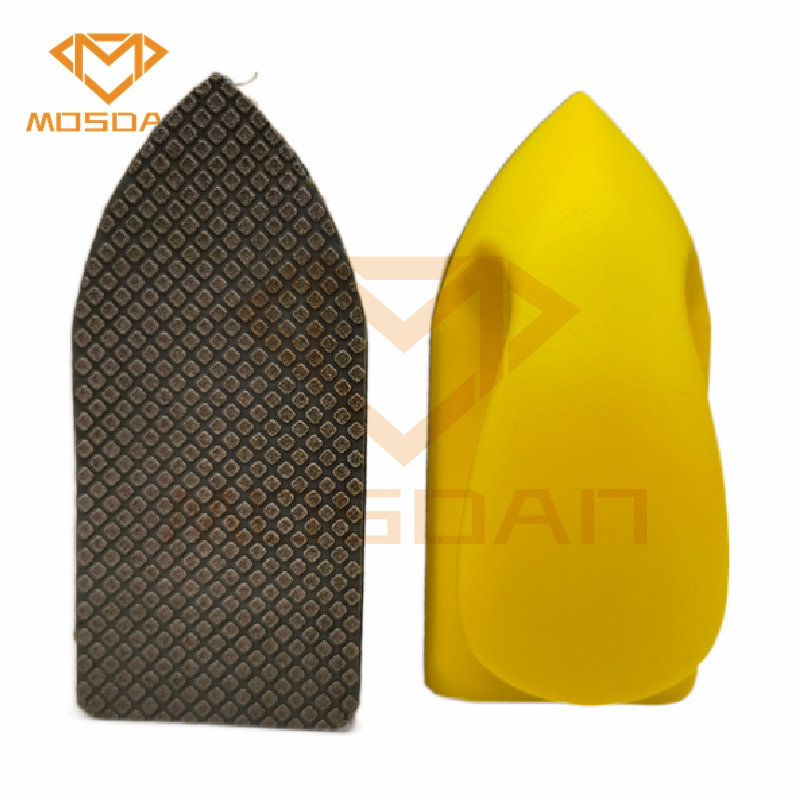 Hand Electroplated Diamond Polishing Pads for Concrete Terrazzo Marble Granite Corner Edge