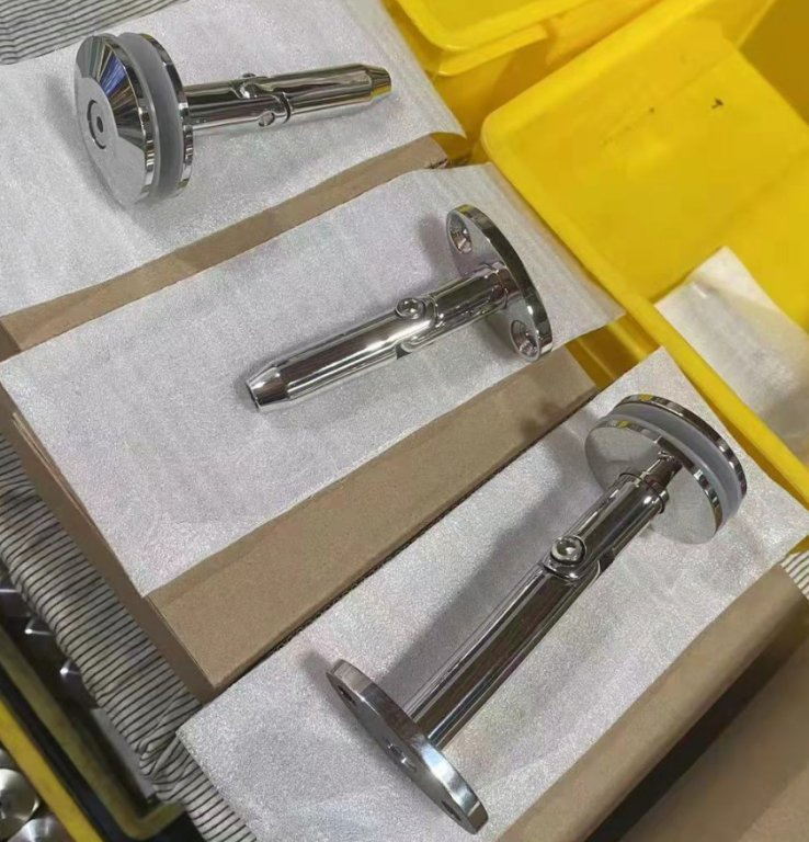 Glass to Wall Connector for Glass Canopy