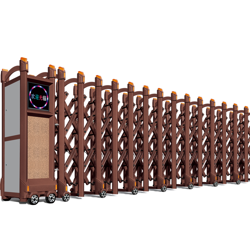 Automatic Door Telescopic School Retractable Design Folding Fence Retractable Sliding Gate