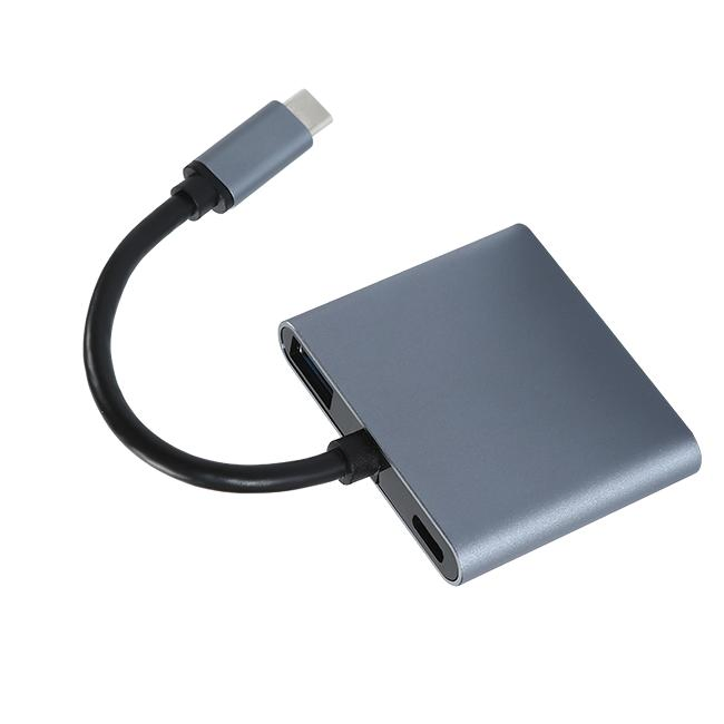 4 in 1 USB C to Dual HDMI Multiport Adapter with USB3.0 and Pd Port