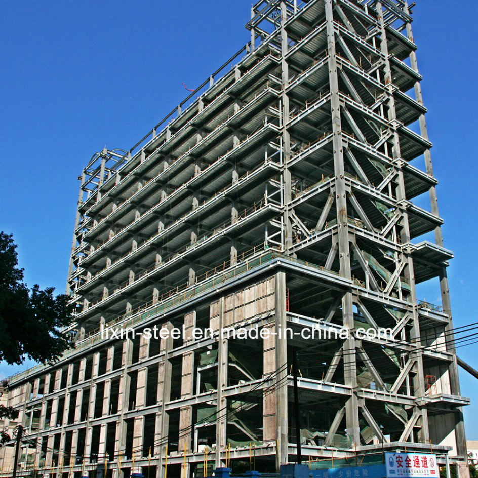 Three Floors Prefabricated Building Steel Structure Prefab House Steel Frame