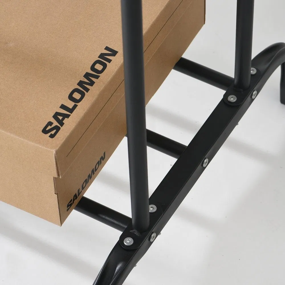 Heavy-Duty Double Rod Garment Rack Stainless Steel Drying Rack Commercial Clothes Rack