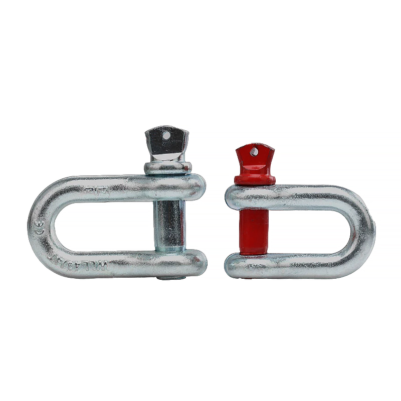 Alloy Steel Heavy Duty Chain Rope Lifting D-Ring Shackles with Pin