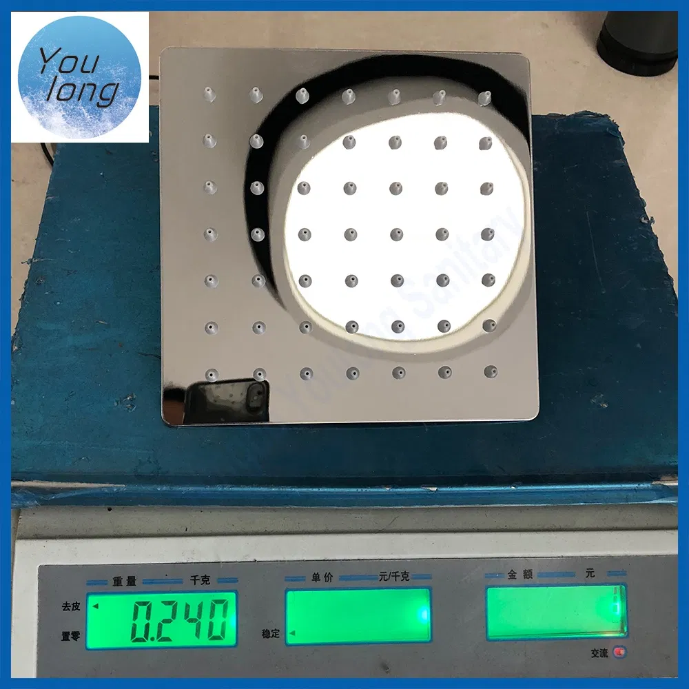 Дождевая лейка 15 см квадратная из нержавеющей стали 201