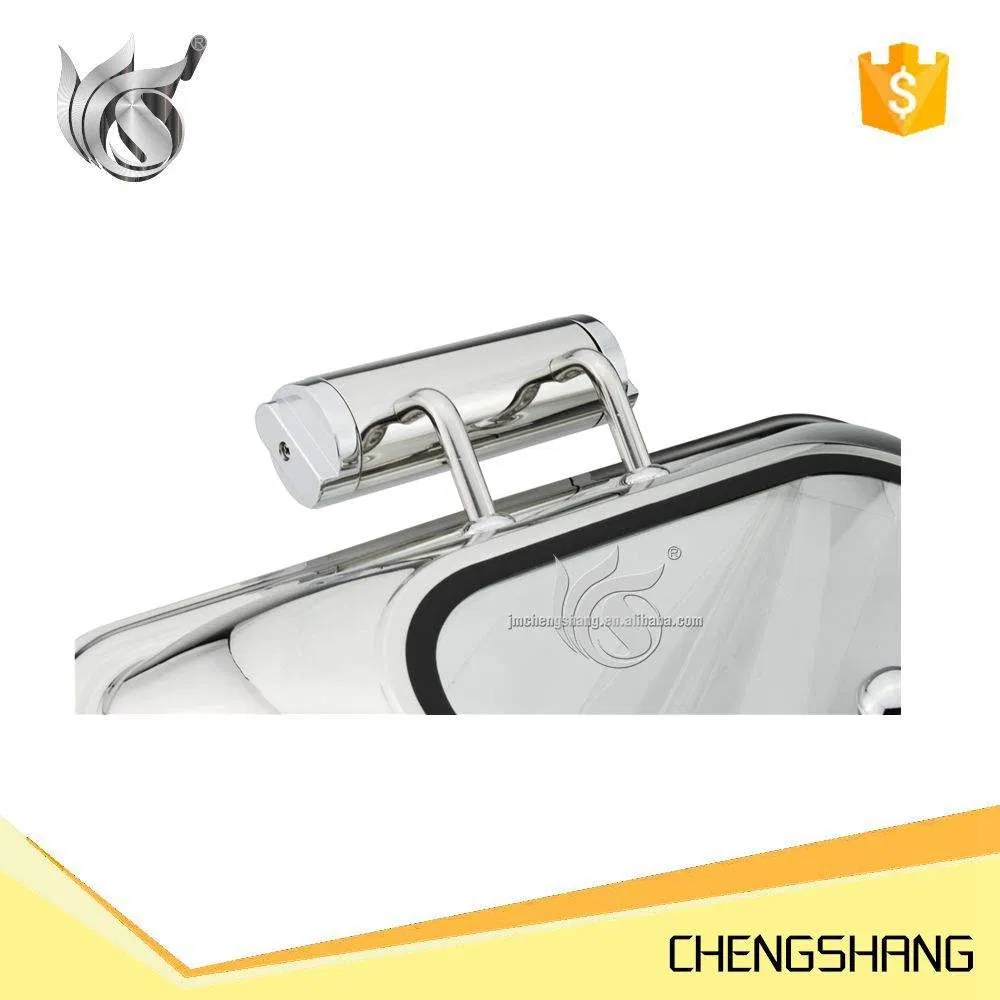 Five Stars Hotel Buffet Reception Common Use Food Heater Stainless Steel Hydraulic Chafing Dish