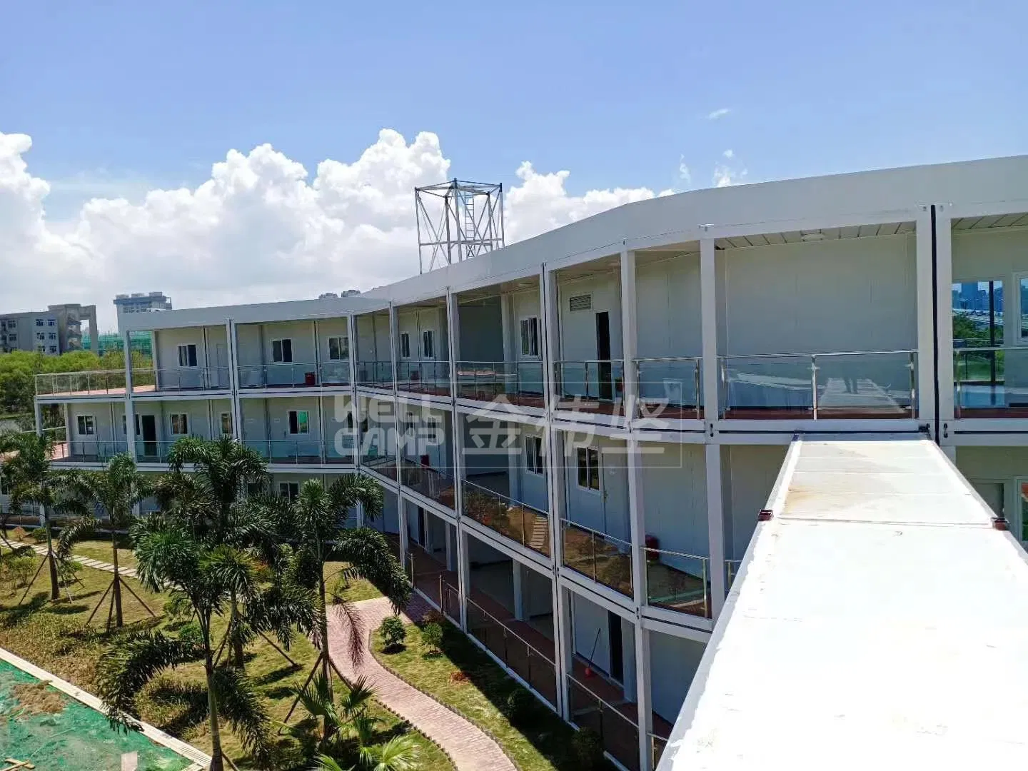 Luxury Fast Build Steel Structure Container Hotel Apartment Flat Pack Container Hotel Building Expandable Hotel Room