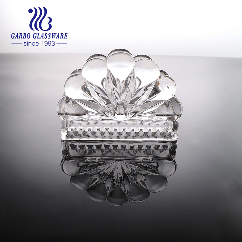 Wholesale Factory Cheap Hotel Standing Tissue Holder Glass Napkin Holder for Tissue