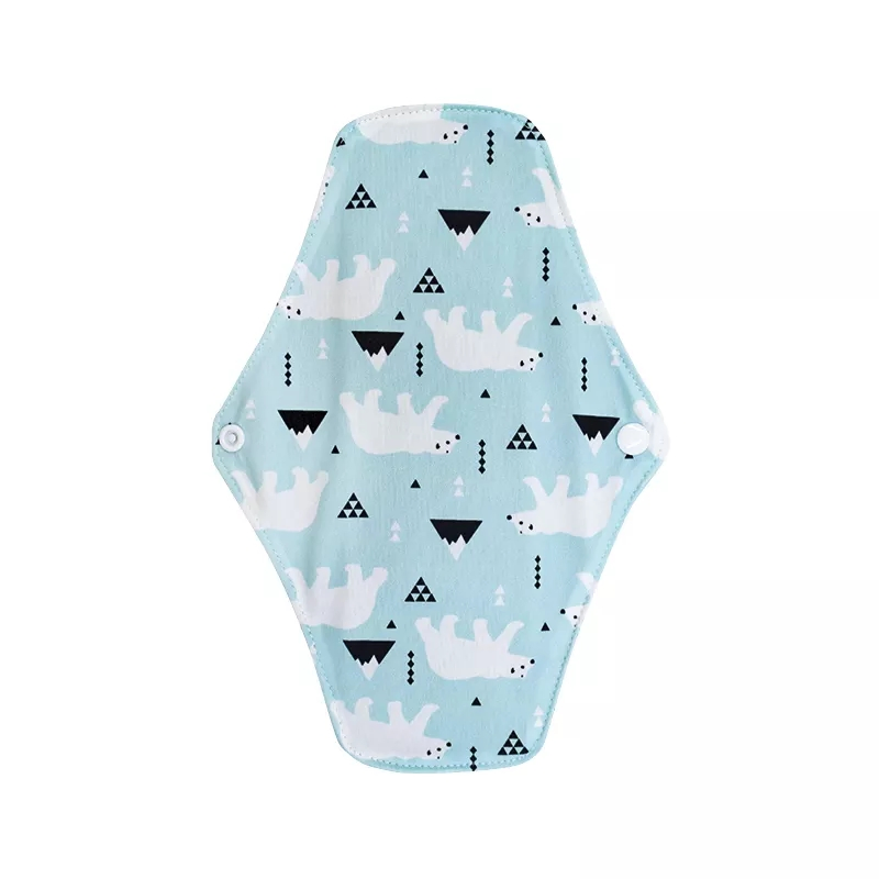 Biodegradable Organic Female Sanitary Pads Natural for Woman with Sensitive Skin Menstrual Cloth Pads