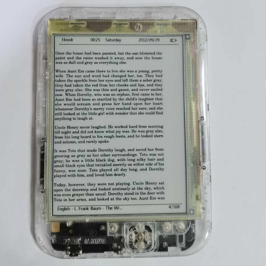 6 Inch Clear Case Ideal Product for Prison Electrical Reader E-Ink Book