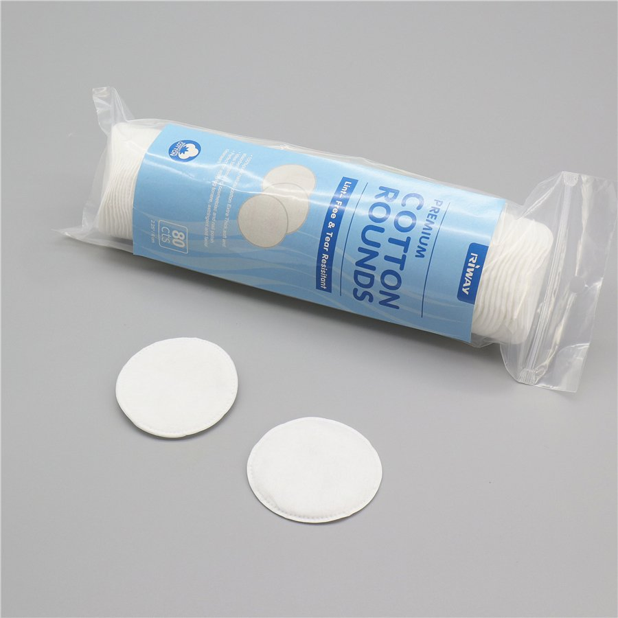 100% Biodegradable Pure Cotton Makeup Remover Pads