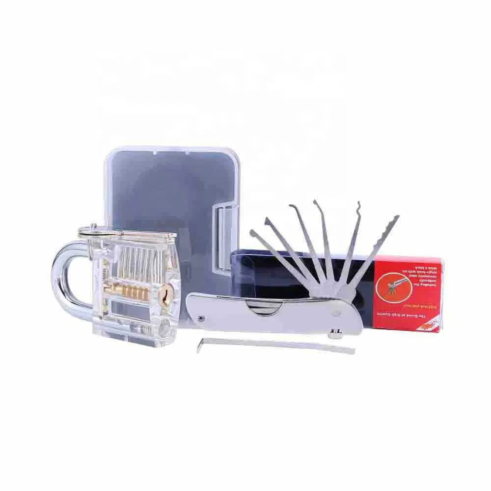 Foldable Door Opener Locksmith Tool Stainless Steel Multitool Knife Lock Repair Sets