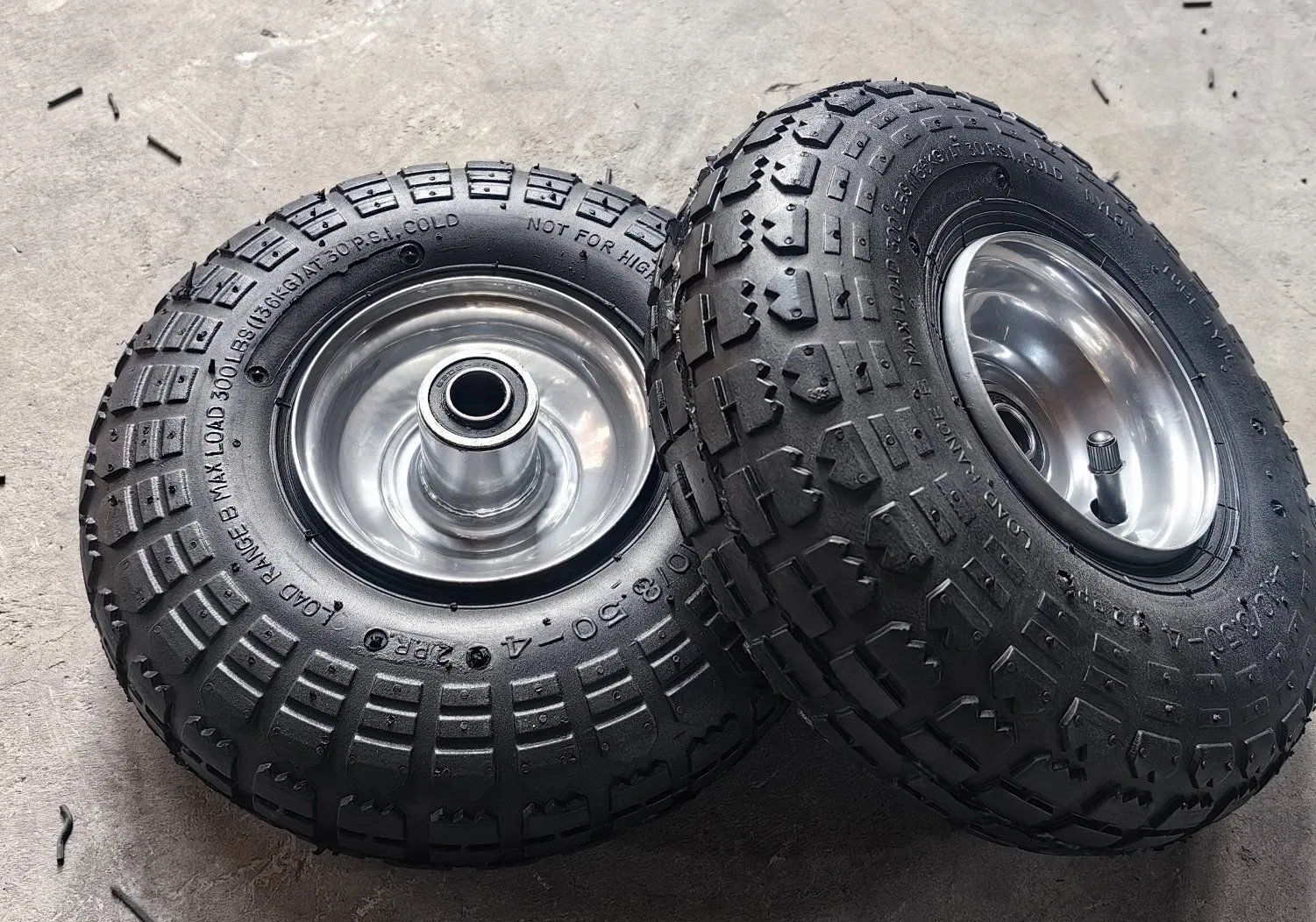 10 Inch Pneumatic Rubber Wheels Inflatable Kids Toy Car Wheel for Children Go Kart 4.10/3.50-4