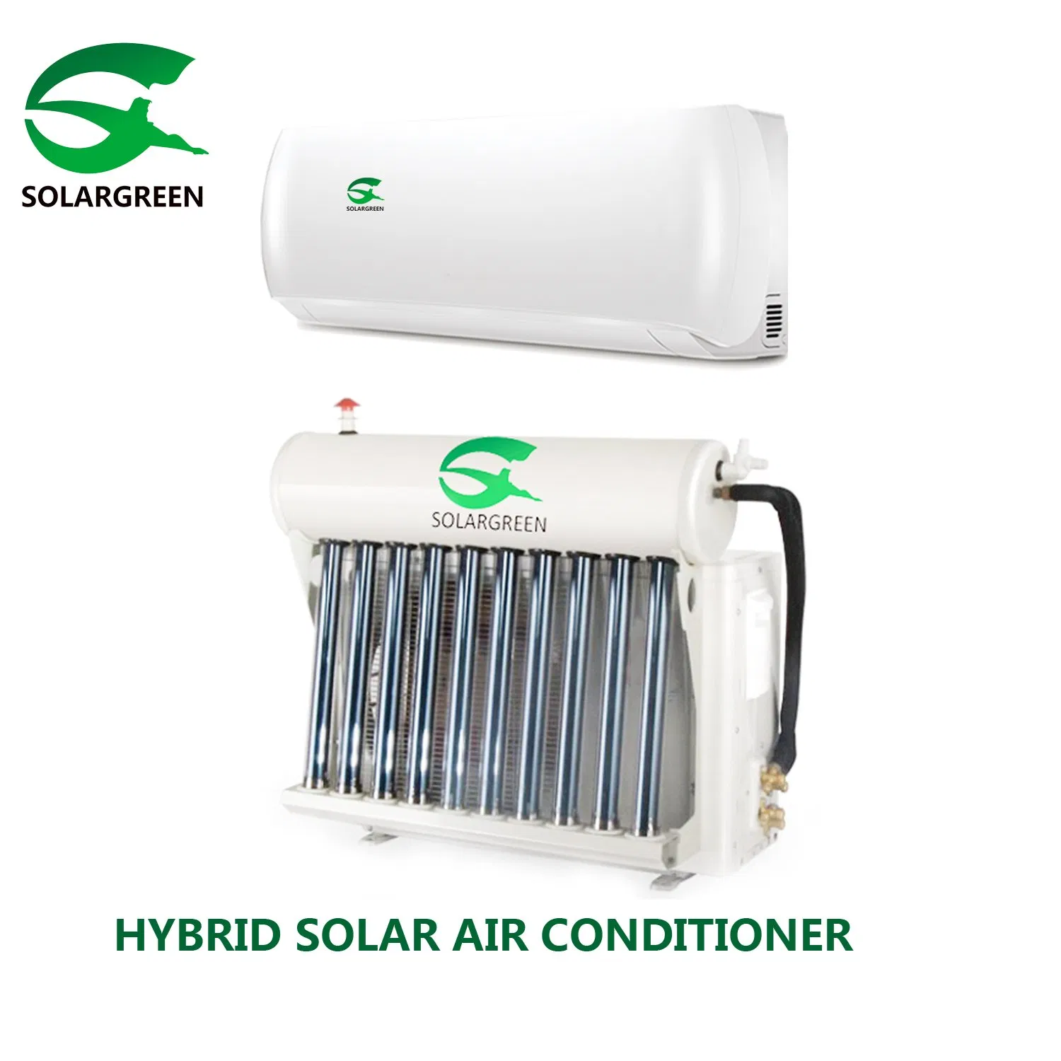 Supergreen 12000BTU 1ton Hybrid Acdc Solar Plate Air Conditioner for Home