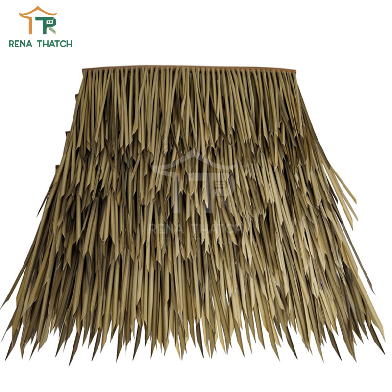 Factory Wholesale Cheap Artificial Thatched Ceiling Fire Resistant Tiki Bar Thatch