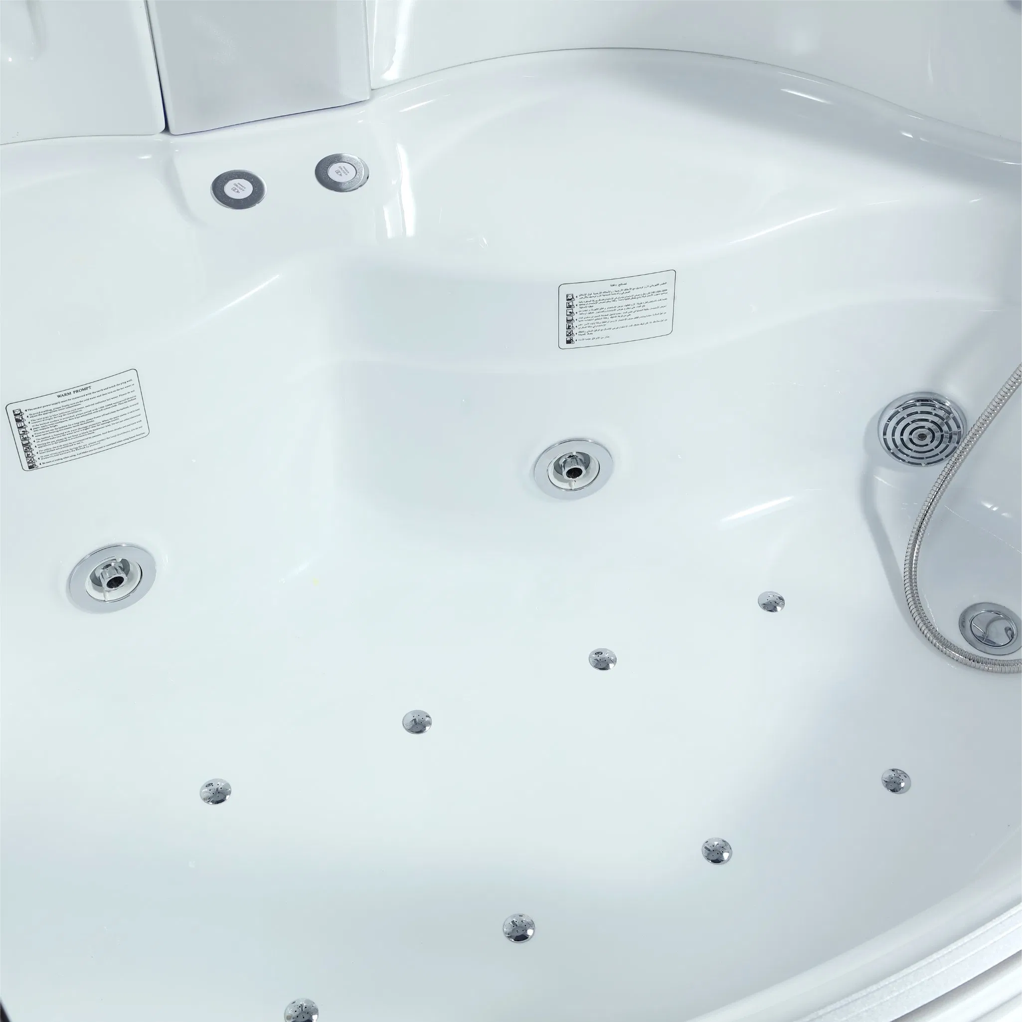 Premium Classic Blue Stainless Steel Steam Sauna Room with Basin (QQ7708)