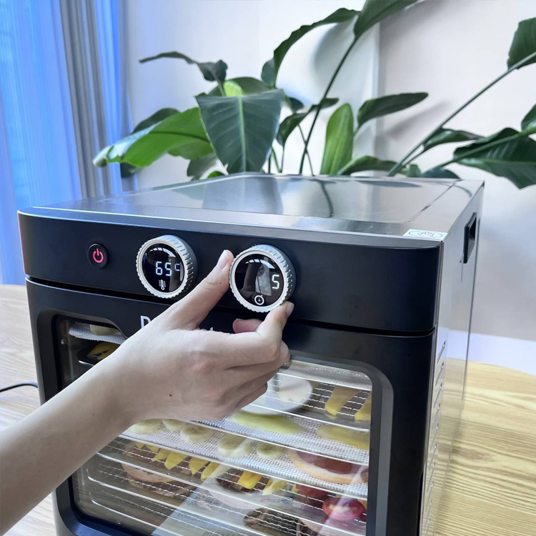 Electric Compact Fruit Dryer Mini Food Dehydrator with 8 Tray